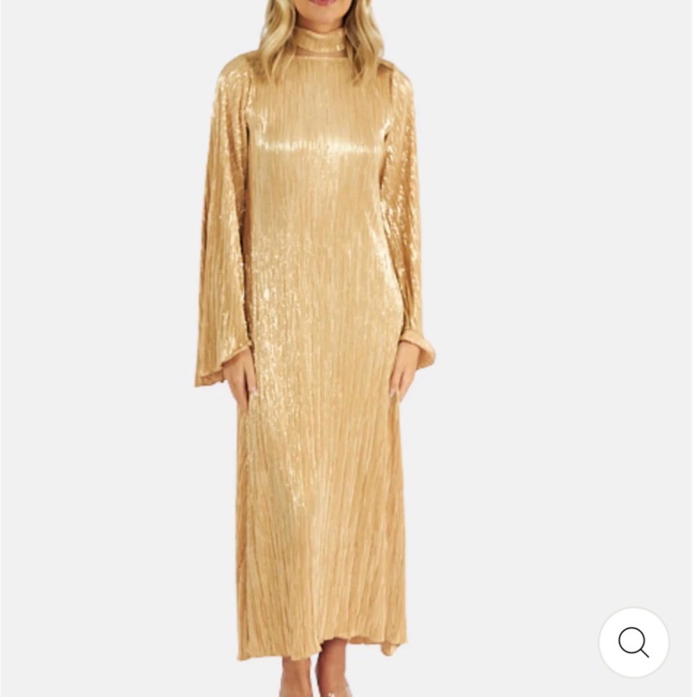 Show Me Your Mumu Gold Sarah Dress lg